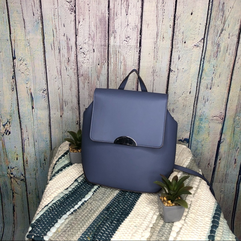 Blue Backpack Purse